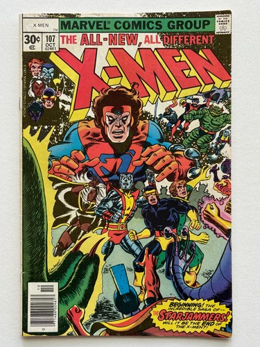 Men 107 prima - x-men, (1977)