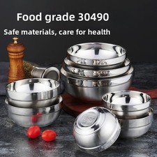 Set ciotole in acciaio inox