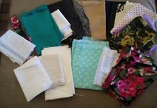 TESSUTI - LOTTO RITAGLI - 20 PEZZI - PICCOLE E MEDIE DIMENSIONI