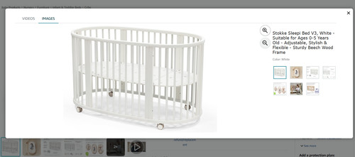 Stokke sleepi bed white - -,