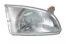 Faro proiettore anteriore destro per toyota starlet ep91 1996-1999 h4 elettrico lwr diffusore