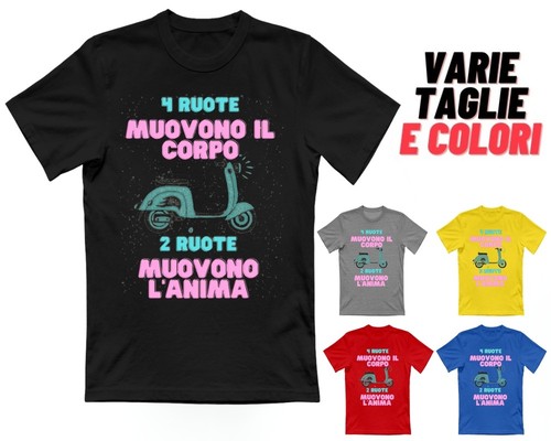 Shirt vespa scooter - t-shirt, "4