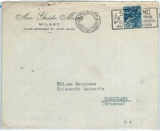 72073 - ITALIA - STORIA POSTALE - Francobollo su COPERTINA 19649 - AUTO autobus