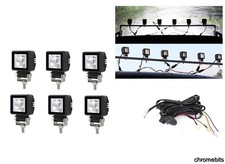 6X Cubo Luci LED Kit Lato