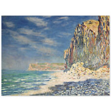 Claude Monet, scogliera presso Fécamp, Falaise près de Fécamp, poster Fecamp