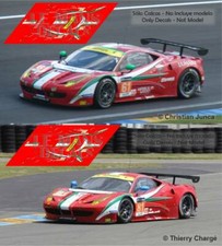 Decals Ferrari 458 Italia Le