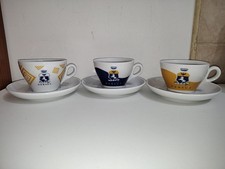 Dersut set 3 tazze da Cappuccino nuove  con piatto