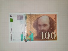 Banconota 100 franchi - "banconota,