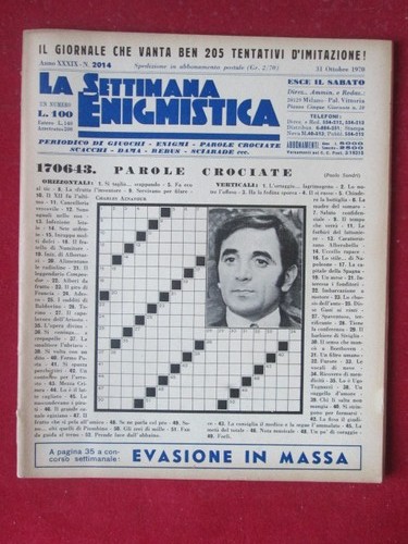 Settimana enigmistica 2014 - settimana,
