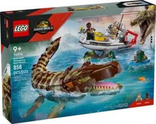 LEGO JURASSIC WORLD 76974 L'ATTACCO DEL MOSASAURO IN MATTONCINI