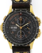 Orologio da polso uomo automatico Hamilton Khaki X-Wind placcato oro ref.H776960 Ø45mm