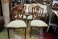 Gruppo di 4 antiche sedie