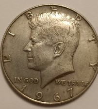 USA 1/2 HALF DOLLAR 1967