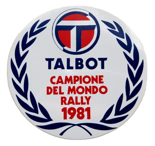 Adesivo vintage talbot - vintage,