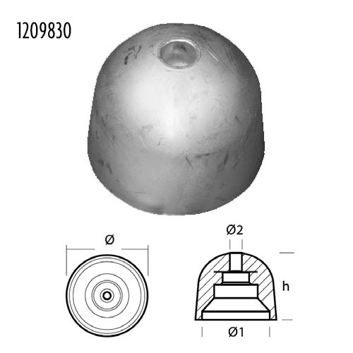 Tecnoseal 03501 anodo ogiva - tecnoseal,