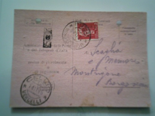 Cartolina viaggiata - cartolina,