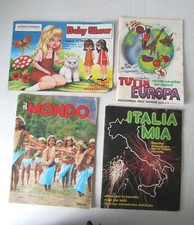 ALBUM FIGURINE  ANNI 70/80 ( IL MONDO , ITALIA MIA , TUTTA EUROPA , BABY SHOW )