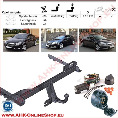 Gancio traino pour - , opel