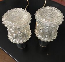 Coppia applique Targetti anni '60 plastica/vetro Murano - Luci design