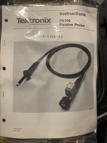 Sonda tektronix p6106 - p6106, 10:1