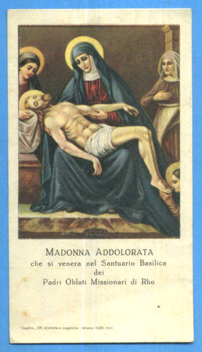 Santino madonna addolorata - -,