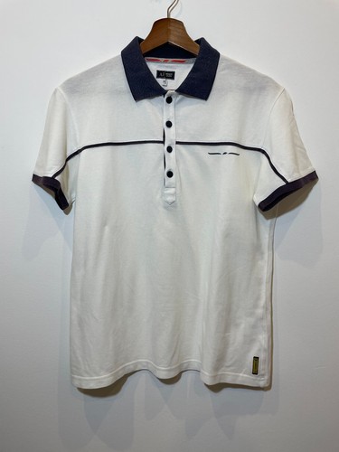 Armani jeans polo bianco - armani,