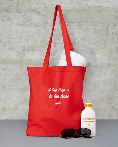 Shopper borsa cotone 38x42 - borsa,