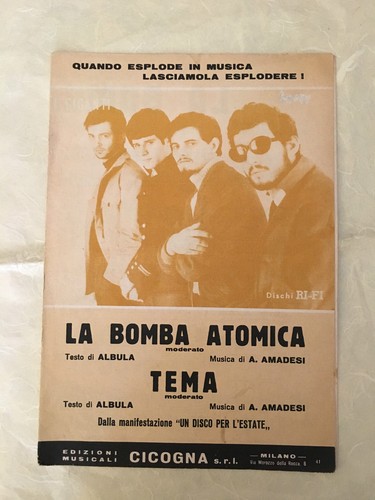Spartito musicale bomba - spartito,
