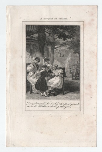Antica stampa incisione xix - stampa,