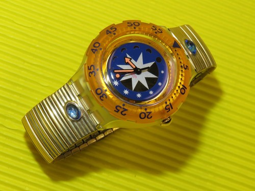 Swatch scuba golden - scuba,