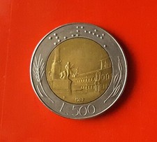 500 LIRE 1987 VARIANTE FIRMA