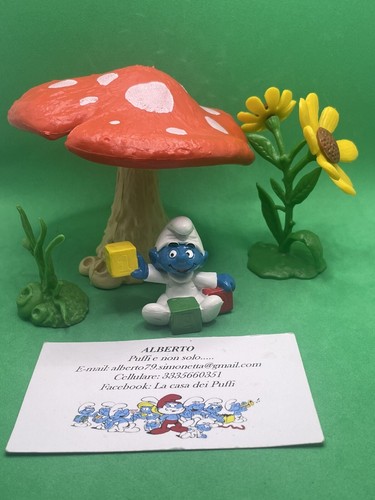 Puffi smurfs puffo fungo fiore - fungo,