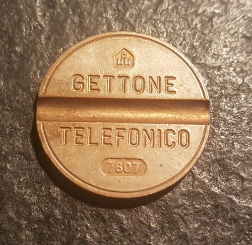 Gettone telefonico 7807 - raro, +