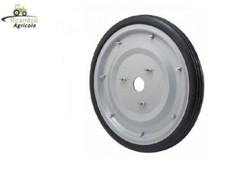 Coppia ruote di trasferimento laterali per Motozappa in gomma 420mm x 40 foro 42