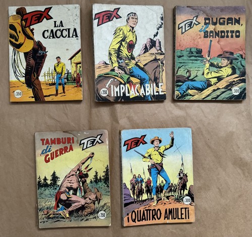 Tex lotto 5 fumetti - tex, di