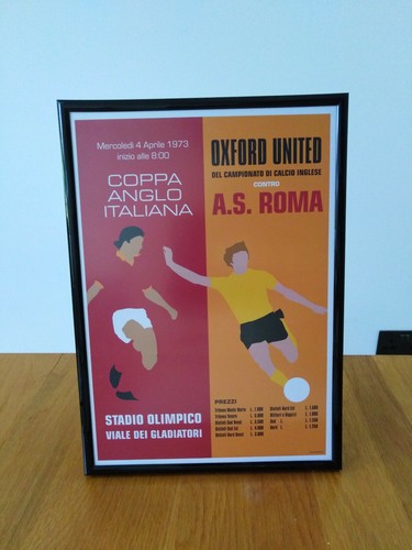 Poster vintage calcio as - vintage,