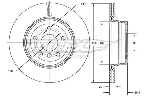 Tomex brakes dischi - 2, freno
