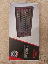Tastiera da Gaming-Redragon Shiva 61 membrana, 60%-Nera + RGB-Come nuova