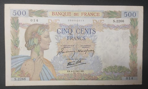 Francia banconota 500 - da,