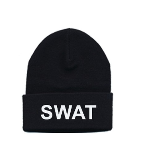 Swat white lettering black - swat,