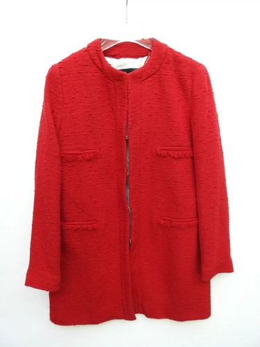 Zara rosso lungo - rosso, tweed