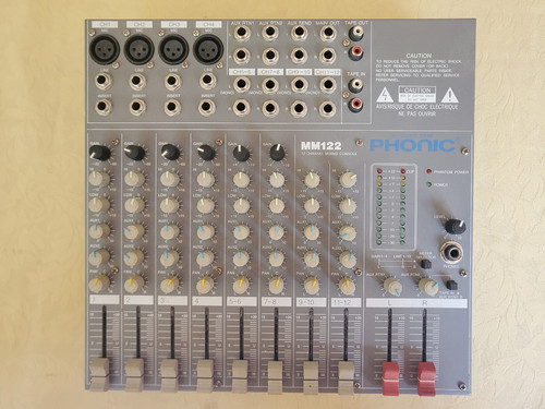 Miscelatore fonico mm122 - miscelatore,