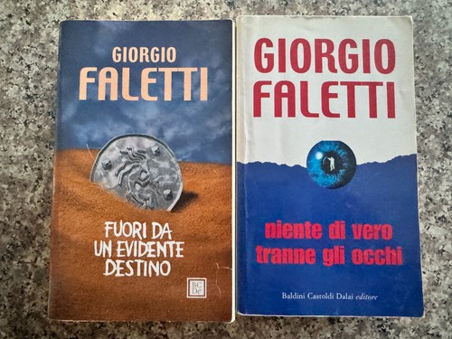 Lotto libri giorgio faletti - libri,