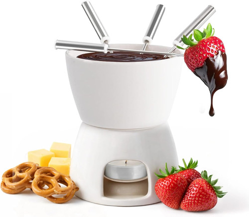 Fonduta cioccolato ceramica - cioccolato,
