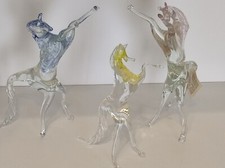 Cavalli Sculture In Vetro Di