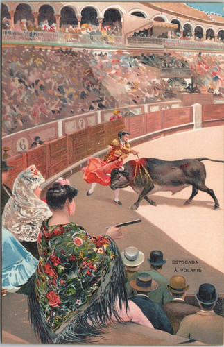 Litografia spagna messico bull - spagna/messico,