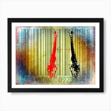 Funny Barcode Animals Art