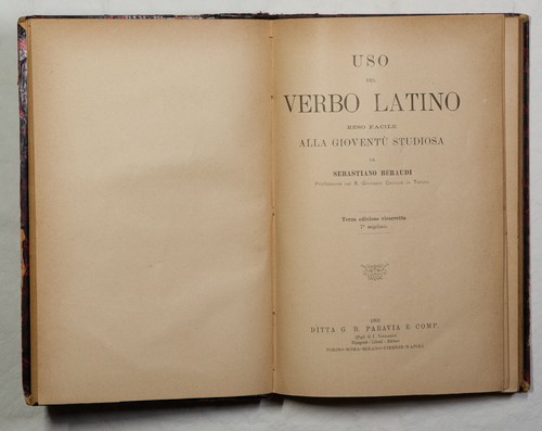 Uso del verbo - , latino