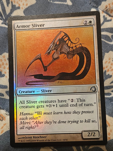 Armor sliver foil - armor, serie