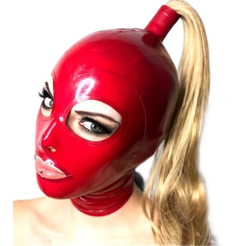 Maschera gomma cappuccio - maschera,